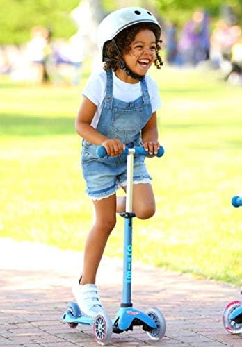 Micro Kickboard Mini 3-Wheel Toddler Scooter, Ages 2-5, Up to 110lbs | Lean-to-Steer Design, Adjustable T-Bar Grows with Your Child