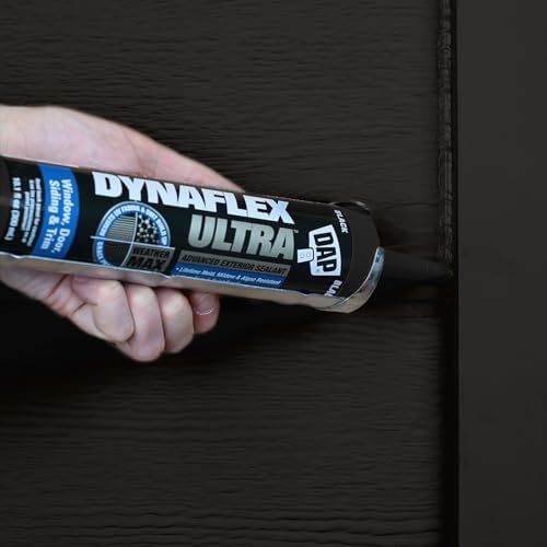 DAP Dynaflex Ultra Advanced Exterior Sealant, Black, 10.1 Oz (7079818220)