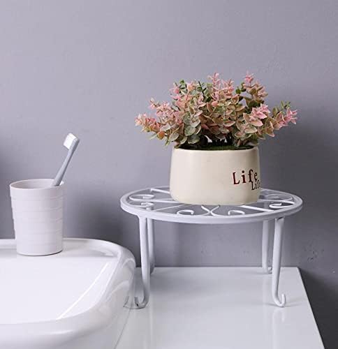 Tosnail 4 Pack Metal Plant Stand, Planter Support Rack, Plant Pot Stands, Planter Holder Heavy Duty, Rust Proof Iron Potted Plant Flower Pot Stand for Indoor Outdoor Garden Patio, Black, 9 Inch