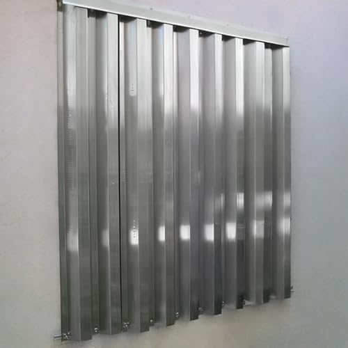 Custom DIY Hurricane Shutter Panels - Custom Length x Custom Height, Overlapping Storm Panels for Window & Door Protection, Easy DIY Installation