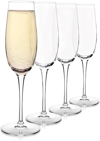 Luigi Bormioli Crescendo Bourgogne Wine Glasses - Clear, Set of 4