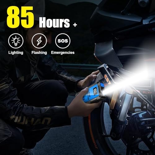 8000A Car Battery Jump Starter Box with Jumper Cables, 12V Car Jump Starter Portable (All Gas