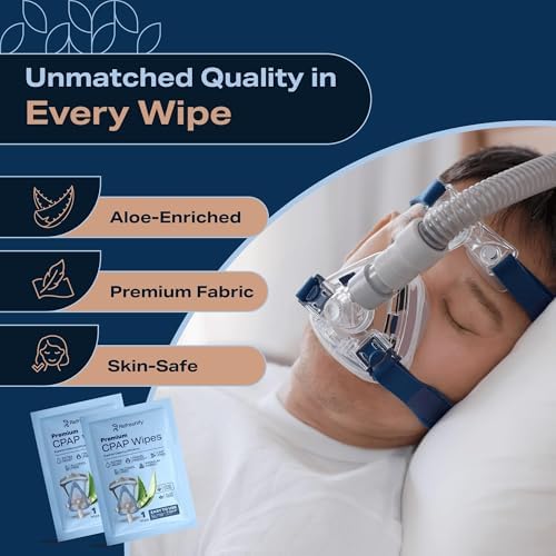 CPAP Mask Wipes (320 Count) + 8 Travel - Premium Large and Moist Cleaning Wipes for Mask | Cleaner, Unscented, CPAP Cleaning Supplies