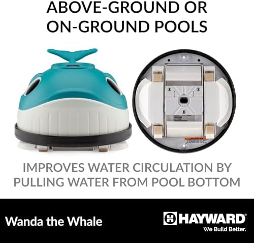 Hayward W3900 Wanda the Whale Above-Ground Suction Pool Cleaner for Any Size Pool, Automatic Pool Vacuum Cleaner