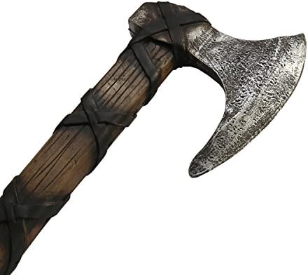LarpGears Halloween Realistic Foam Viking Fake Axe Toy Great for LARP 25'' Length