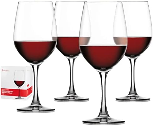 Spiegelau Wine Lovers White Wine Glasses Set of 4 – Elegant Stemmed Crystal Wine Glassware for Chardonnay, Sauvignon Blanc & Riesling – Lead-Free Crystal Glass Set