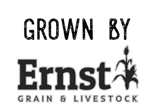 Ernst Grain & Livestock Soft Red Wheat Berries – Non‑GMO Feed Grade – 46 LB Bulk Bag – Ideal for Livestock & Poultry Feed – Grown (Family