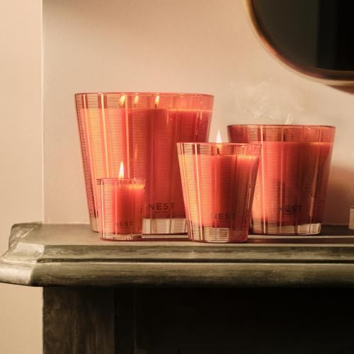 NEST New York Scented Classic Candle, Pumpkin Chai - 8.1 oz - Up to 60-Hour Burn Time - Reusable Glass Vessel