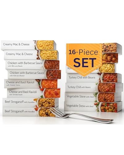HMR Variety Entrée Meals Pack, 5 Ready-to-Eat Favorites | Entrée Variety Pack – Assorted Ready Meals – Microwave-Friendly – 5 Meals – Shelf Stable