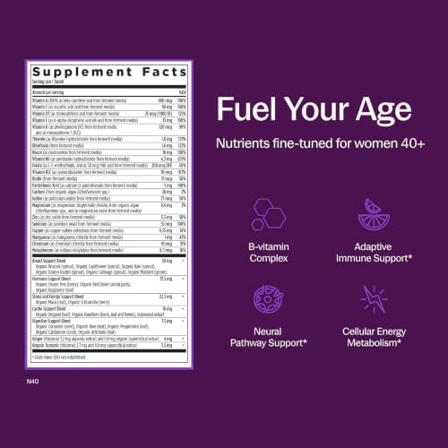 New Chapter Every Woman’s One Daily 40+ - Multivitamin for Women - Supports Immune, Bone, Hormone & Cellular Energy Health* - Non-GMO, Gluten Free, Dairy Free, Vegetarian & Kosher - 96 Tablets