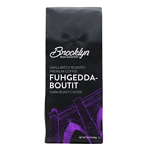 Brooklyn Beans Maple Sleigh 100% Arabica Craft Roasted Ground Coffee, Premium Maple Flavored Roast, 12 Oz Bag