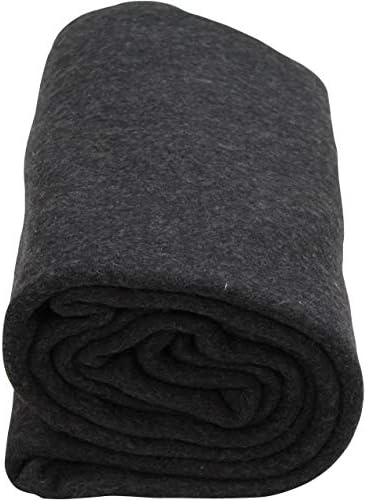 Kemp USA 80% Wool Multipurpose Blanket - Ideal for Camping Essentials, Disaster Relief, Military Use, Donations - Measures 60'' x 84''