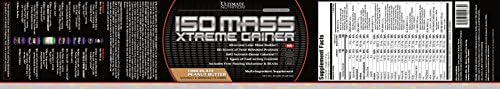 Ultimate Nutrition ISO Mass Xtreme Gainer, Chocolate Milk, 10 lb | 60g Whey Protein Blend, 60g Complex Carbs, 7 Types Of Creatine, 4 Types Glutamine, Lean Mass Gainer For Recovery