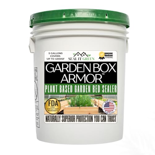 Garden Box Sealer | FDA Food Contact Safe Plant-Based Wood Sealant for Raised Bed