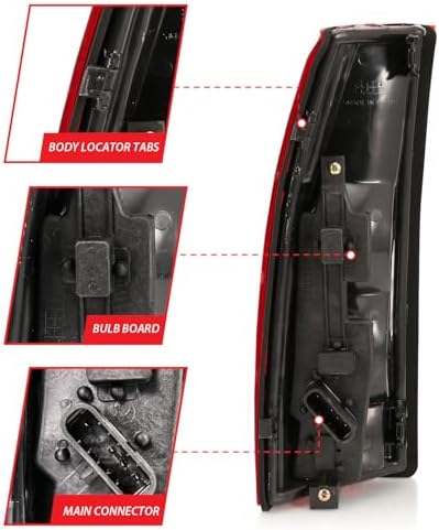 Anzo, Usa Usa 311300 Taillamps Fits Cadillac Escalade