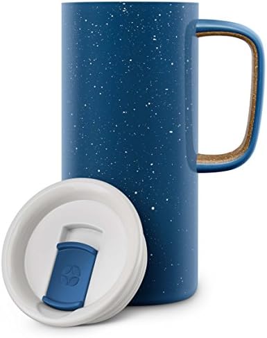 Ello Campy 18oz Insulated Stainless Steel Travel Mug with Handle, Avalon Sea