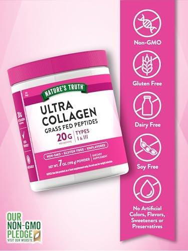 Nature's Truth Collagen Powder | 7 oz | Type I and III | Unflavored
