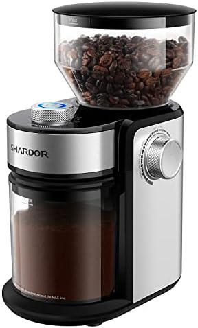 SHARDOR Electric Burr Coffee Grinder 2.0, Automatic Coffee Bean Grinder for Home Use