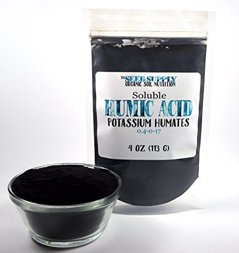 4 Ounces Soluble Humic Acid Powder - Potassium Humates