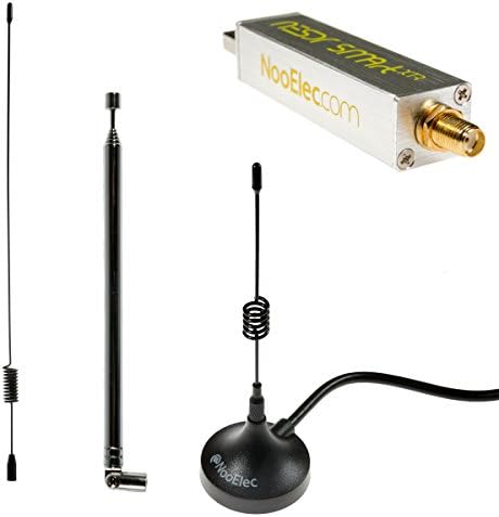 Nooelec NESDR SMArt XTR HF Bundle: 300Hz-2.3GHz Software Defined Radio Set for LF/HF/UHF/VHF. Includes NESDR SMArt XTR RTL-SDR
