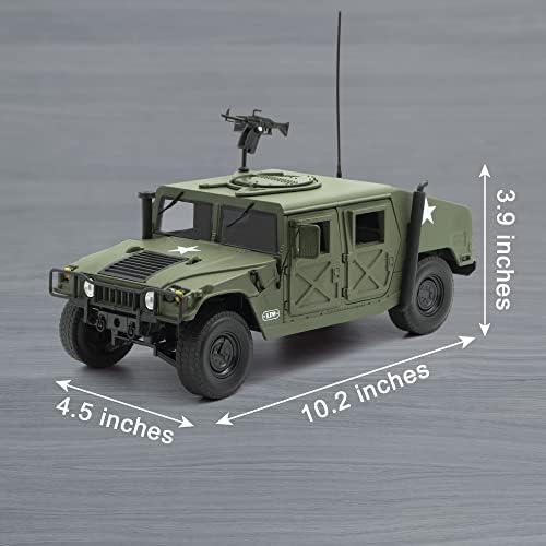 Die Cast Model Cars, 1/18 Scale Diecast Cars Metal Military Vehicles Toys, Army Toys Kids Car Friction Powered Armored Vehicle Model