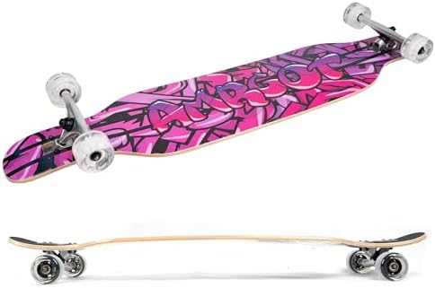 Amrgot 42 inches Complete Longborads Drop Through Deck Concave Cruise Professional Longboards