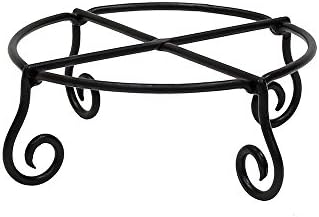 Achla Designs Piazza Flower Pot Plant Stand, Small,Black