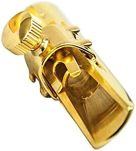 Paititi Professional Gold Plated Alto Saxophone Metal Mouthpiece #6