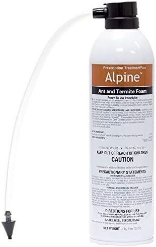 BASF PT Alpine Foam, Ready to Use Insecticide for Ant & Termite Control, Quick Kill Indoors or Outdoors, 20 Ounce