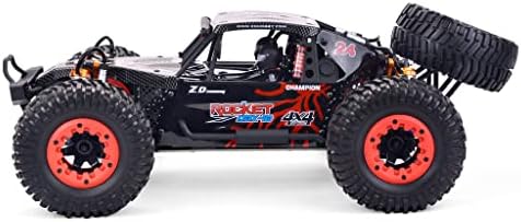 1/10 Scale 4WD RC Cars for Adults Brushless+Wheel，Max 43 MPH Off-Road Fast RC Cars (red)