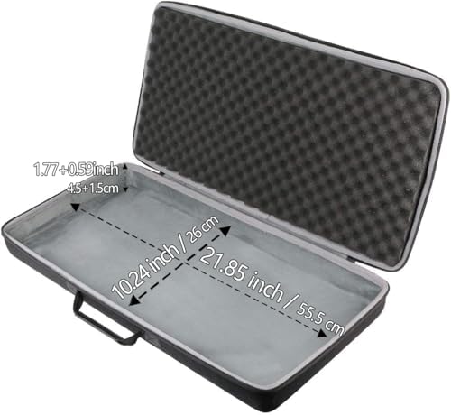 co2CREA Hard Case for Numark Mixtrack Pro 3 / Platinum FX DJ Controller | Travel Protective Bag with Handle, Shockproof EVA Carrying Box, Dustproof