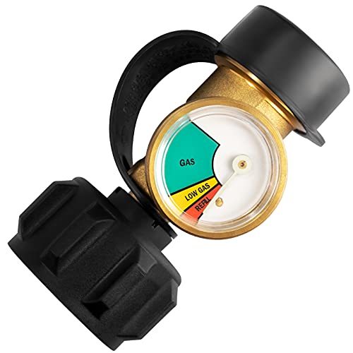 Propane Tank Gauge Level Indicator Leak Detector for 5-40 lb Tanks 2 Pack