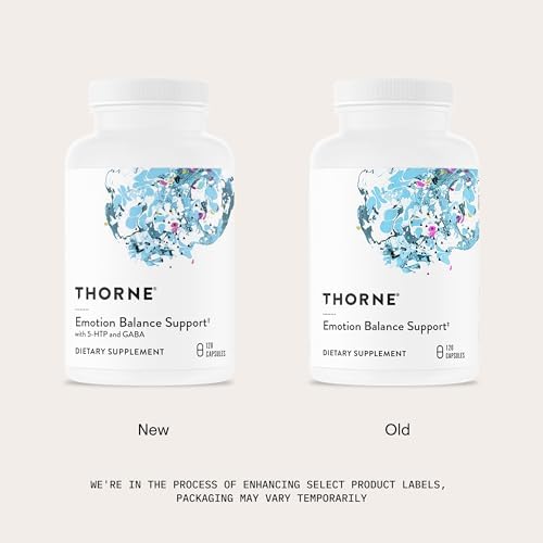 THORNE - Emotion Balance Support - Supports Mood & Stress Management* - Vitamins B6, B12 & C, 5-HTP, GABA, Rhodiola