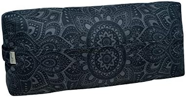 yogadesignlab | The Yoga Bolster | Comfortable, Supportive Eco-Friendly Luxury Yoga Cushion | Recycled Plastic Bottle Microfiber | Natural Cotton