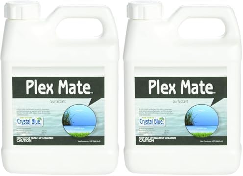 Plex Mate Aquatic Surfactant for Herbicides – Quart- Non-Ionic, Increase Product Coverage, Increase Product Penetration, Increase Product Effectiveness