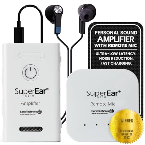 SuperEar SE9000HP - Hearing Amplifier, Sound Listening, Personal Headphones