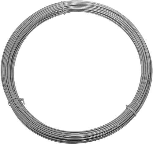 National Hardware Wire Mesh, 12 Gauge x 100 ft Roll, Galvanized Steel | Rust-Resistant Fencing Wire for Chicken Coops, Garden Beds, Animal Pens and Crafts; 300 lb Load Limit