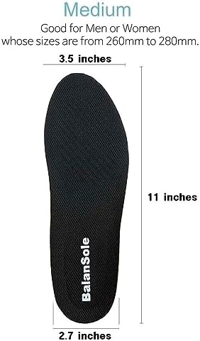 1 Inch Leg Length Discrepancy Full Length Insoles Lifts for Uneven HIPS (2 Lefts Large)