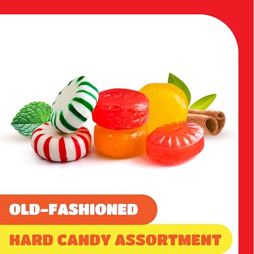 Hard Candy Assortment, Old Fashioned Candy Individually Wrapped - 2 Lb Pack