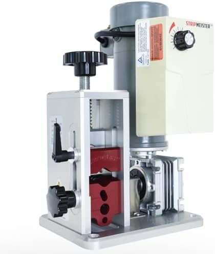 StripMeister E350x Electric Automatic Wire Stripping Machine – Wire Size Up To Ø1", Jam-Free