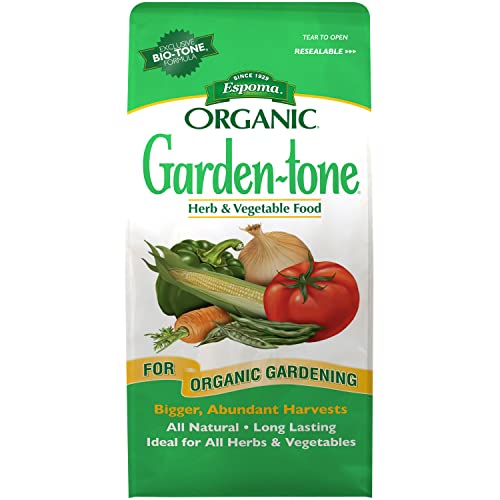 Espoma Organic Garden-Tone 3-4-4 Organic Fertilizer for Cool & Warm Season Vegetables and Herbs. Grow an Abundant Harvest of Nutritious and