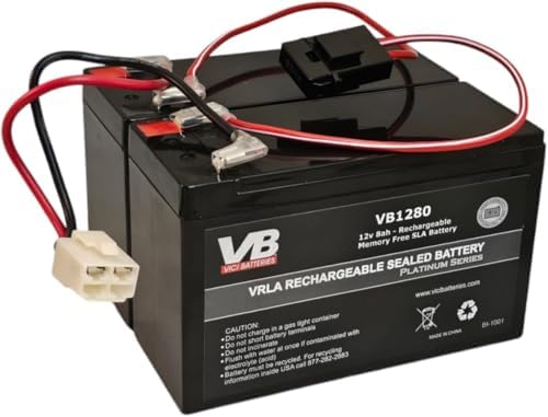 MX350 Razor Battery Replacement - Includes Wiring Harness (8 ah capacity - 24 volt system) by Vici Battery™ - does not work with 3 hole connector