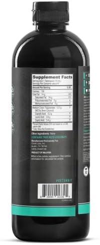 Onnit MCT Oil - Pure MCT Coconut Oil, Ketogenic Diet and Paleo Optimized with C8, C10, Lauric Acid - Perfect for Coffee, Shakes