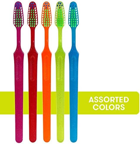 Reach Crystal Clean Medium Bristle Toothbrushes, 6 Pack