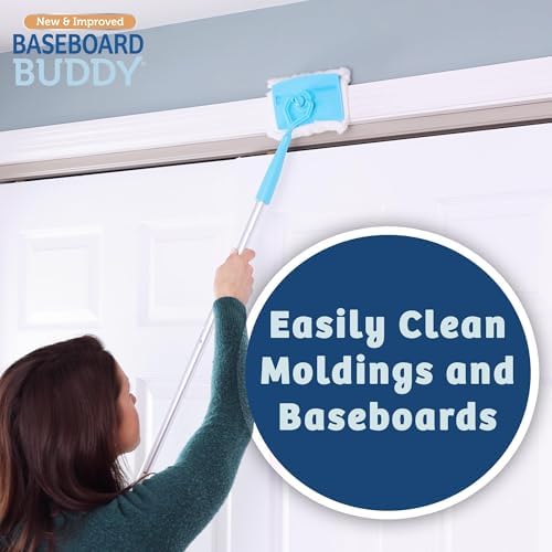 Baseboard Buddy | Lightweight Home Cleaning Essential, Perfect for Baseboards, Moldings & Walls