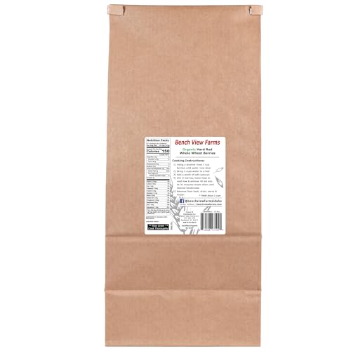 Organic Hard Red Wheat Berries - 3lbs