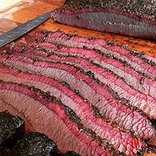 Brisket with Smoke Ring, enhance your smoke ring, smoke ring, barbecue meat, bbq, bbq meat, smoked