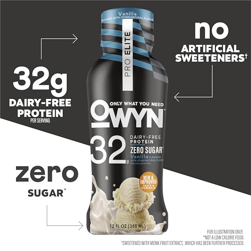 OWYN Only What You Need 32g Chocolate Flavored Protein Shake, 12 Ct