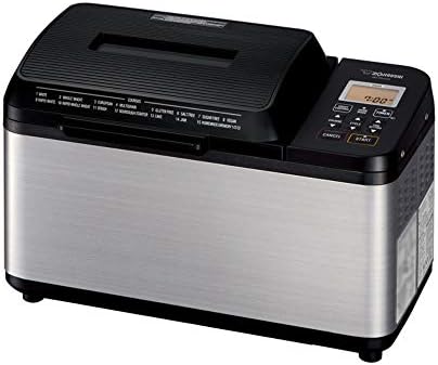 Zojirushi Bb PDC20BA Virtuoso Plus 2 Lb Breadmaker, Black | Gluten-free and whole-wheat programs, dual heaters, 13-hour timer