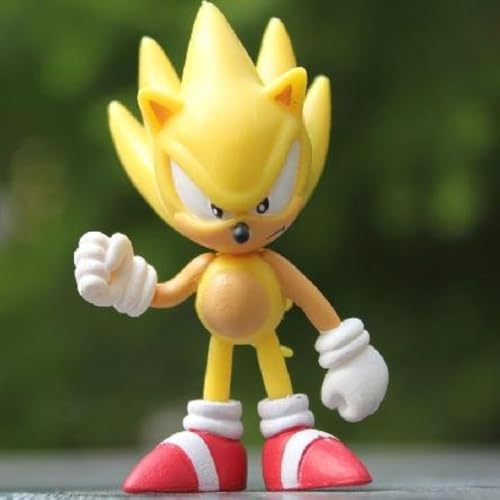 TRU Exclusive Sonic Multi Pack - 2" Action Figure Set (6 Classic Figures - Knuckles, Super Sonic, Amy, Metal Sonic, Tails)